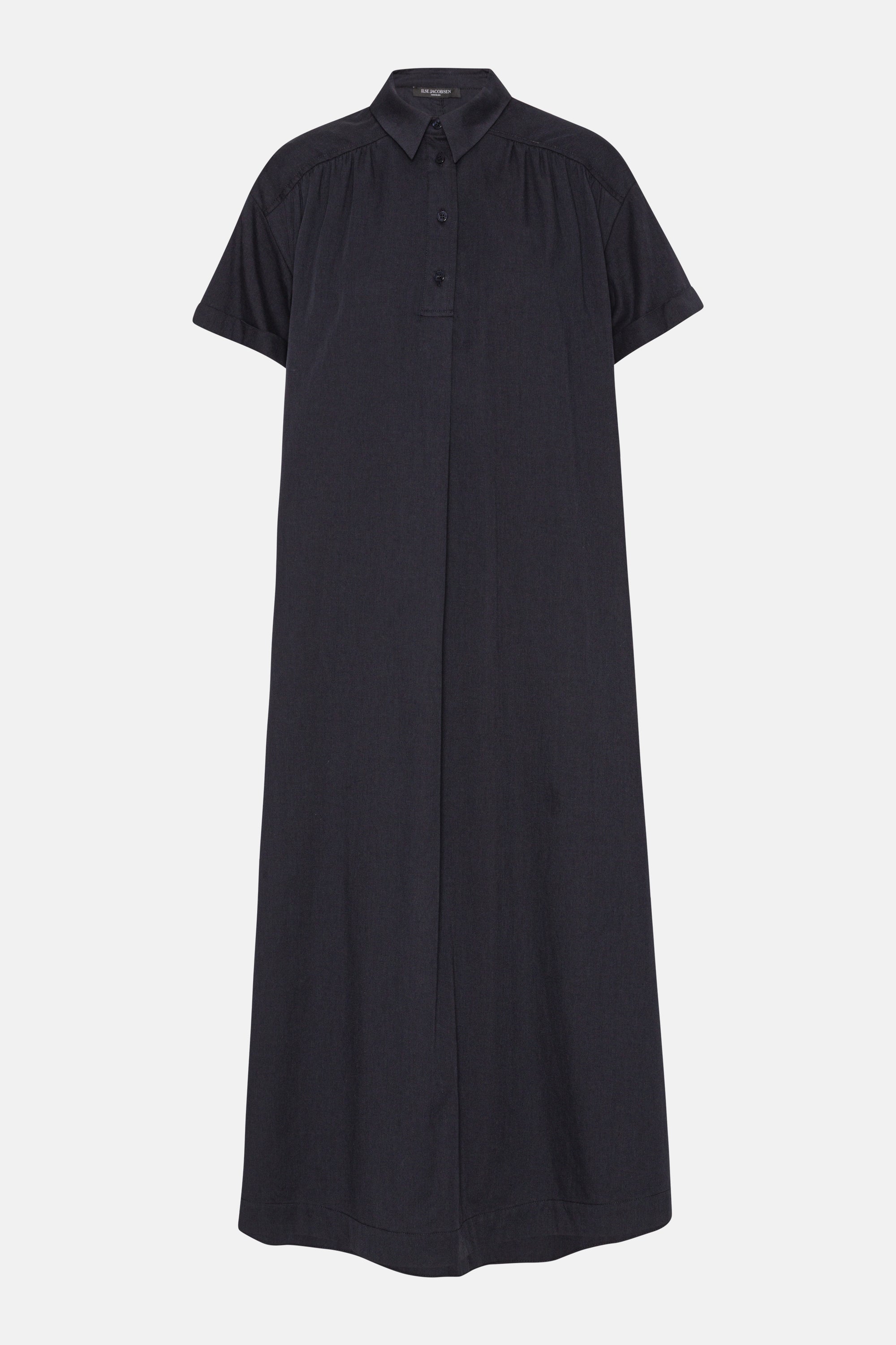 Lang Kjole A-form - Dark Indigo